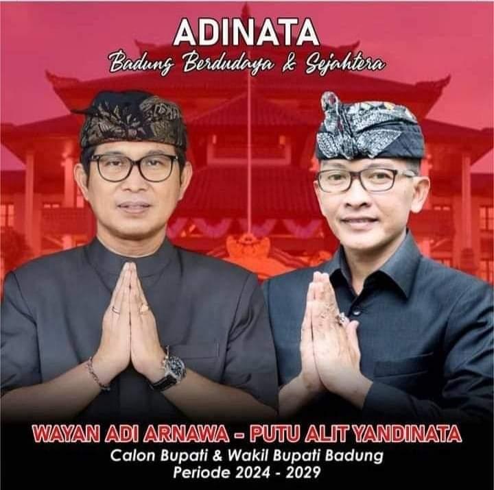 Pilkada Badung, Alit Yandinata Disandingkan dengan Adi Arnawa, Alit: Itu Adalah Aspirasi, Ikuti Saja