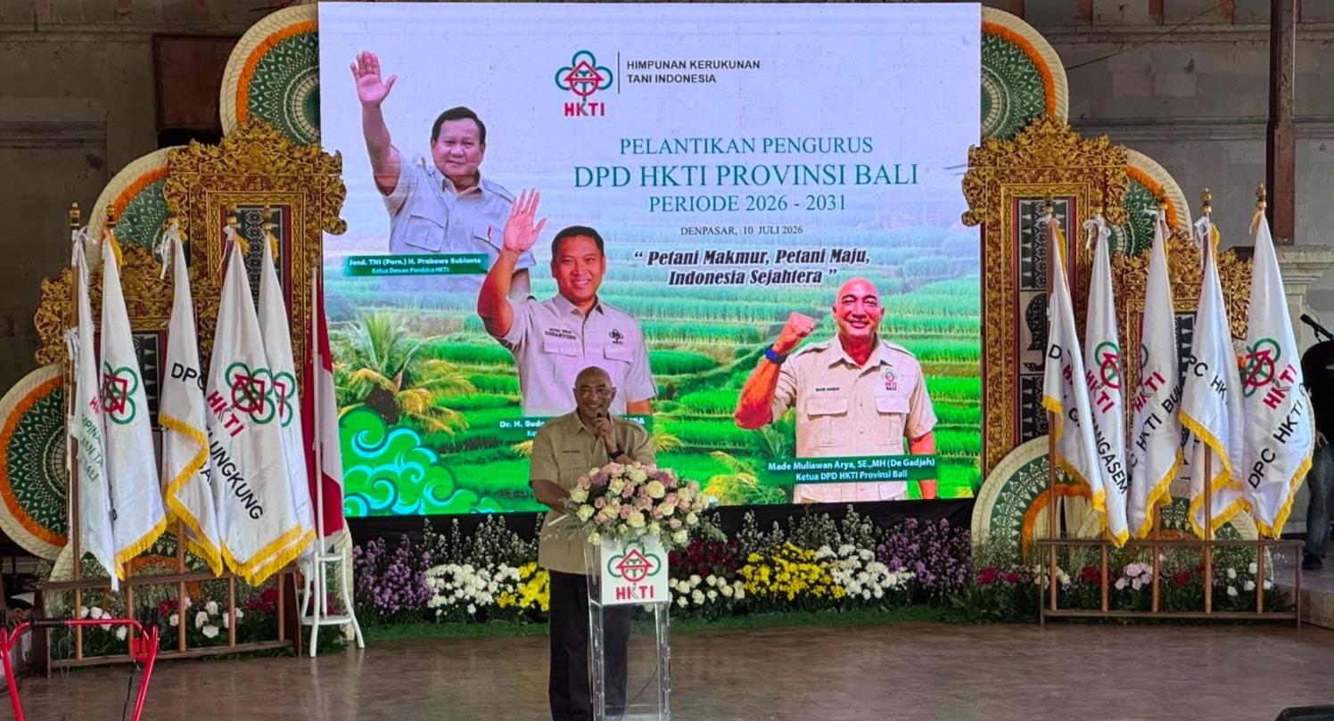 De Gadjah Pimpin HKTI Bali, Koster Dorong Bali Hentikan Impor Bawang Putih - Tribun-bali.com