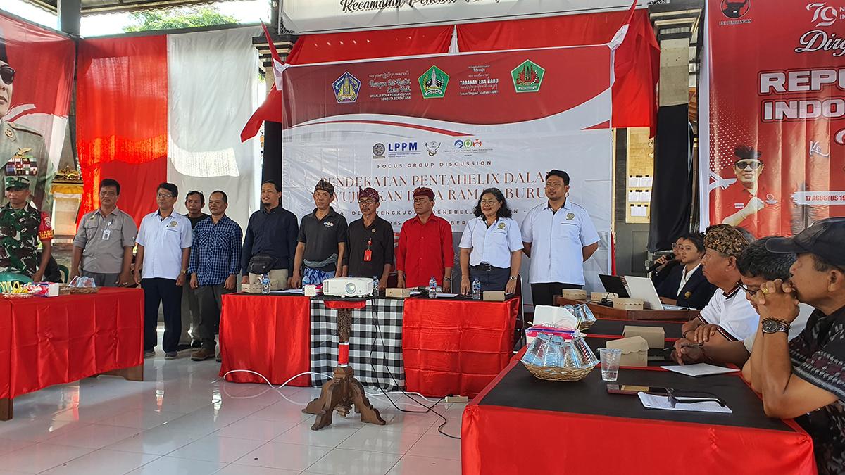 Wujudkan Desa Ramah Burung, PSDALH Kajian Ornithologi LPPM Unud Turun Ke Desa Tengkudak Penebel