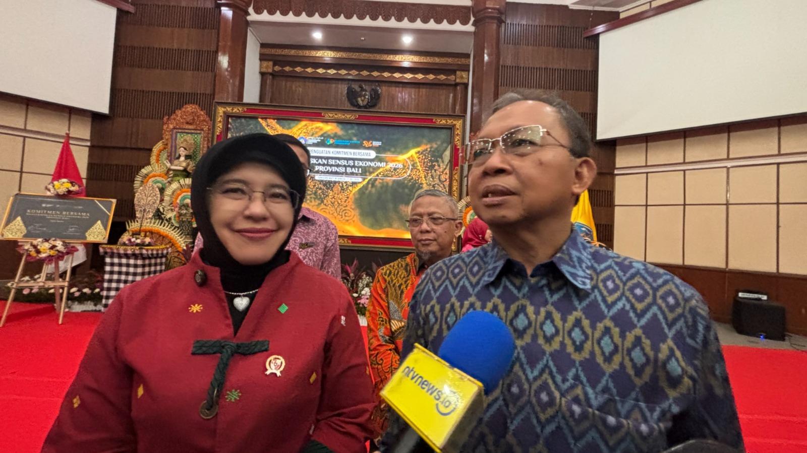 Gubernur Akan Lapor Mendagri Jika Kepala Daerah di Bali Tak Seriusi Data Sensus Ekonomi 2026 - Tribun-bali.com