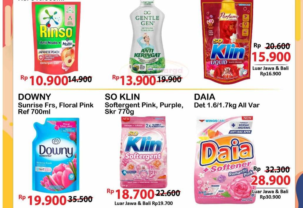 HARGA Deterjen di JSM Alfamart Indomaret 26-27 Januari 2024 Pakai QRIS Irit, Soklin Soft Rp18.700