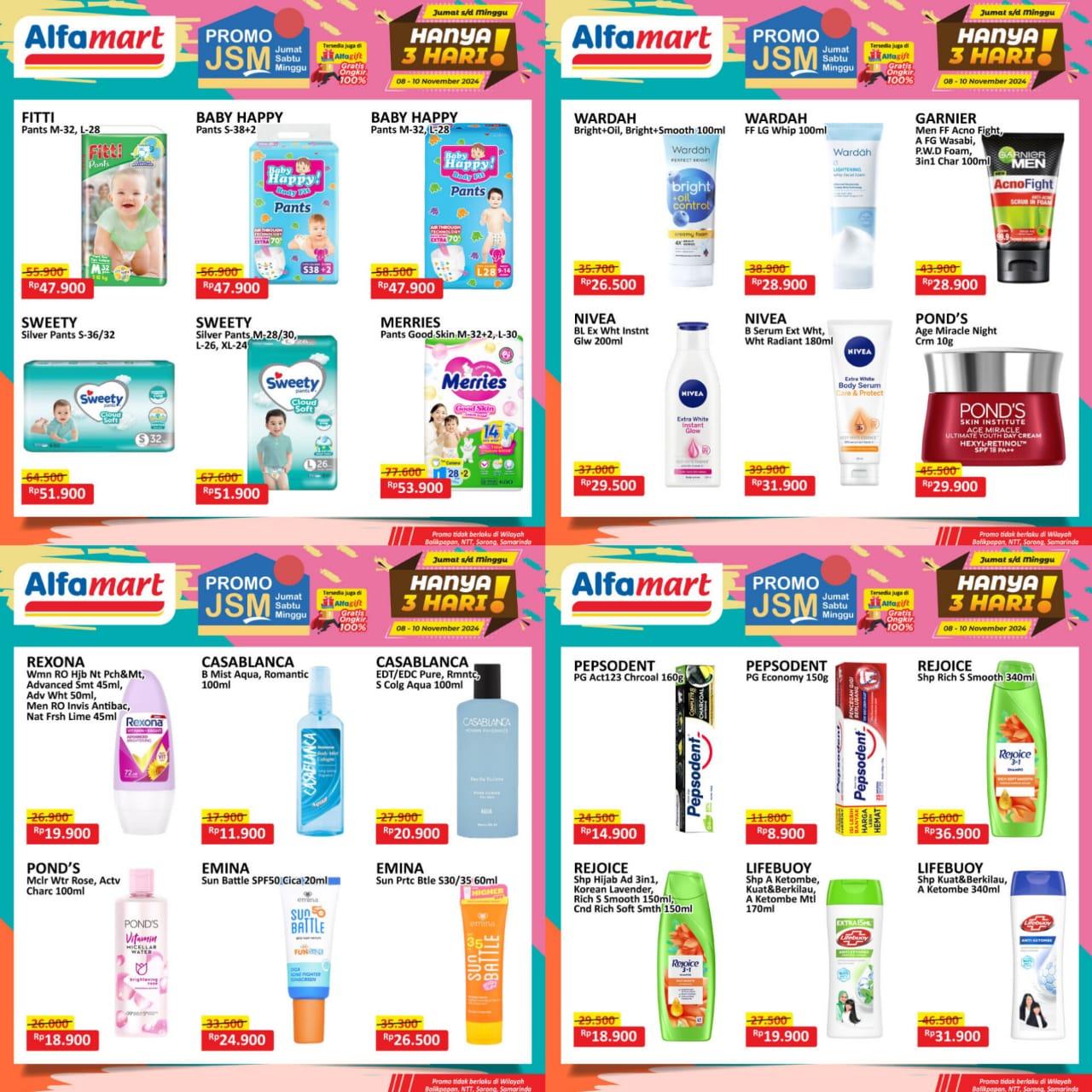 Promo Alfamart Hemat Hari Ini 10 November 2024, Minyak Goreng Sania Rp 36.300, Frisian Flag Rp 8.800