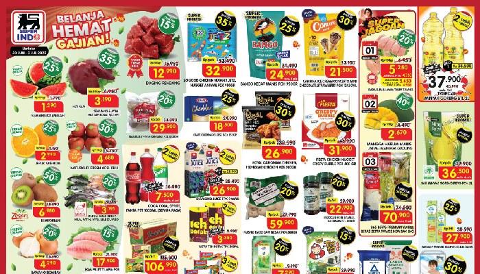 KATALOG Awal Bulan Juli 2025 Promo Superindo: Nugget Ayam Diskon 35 Persen, Daging Rendang Rp12.990