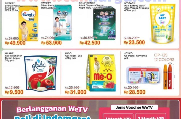 KATALOG Promo Indomaret Hari Ini 4 Oktober 2023 Bertabur Diskon, Catfood Rp31.900 Popok Rp42.500