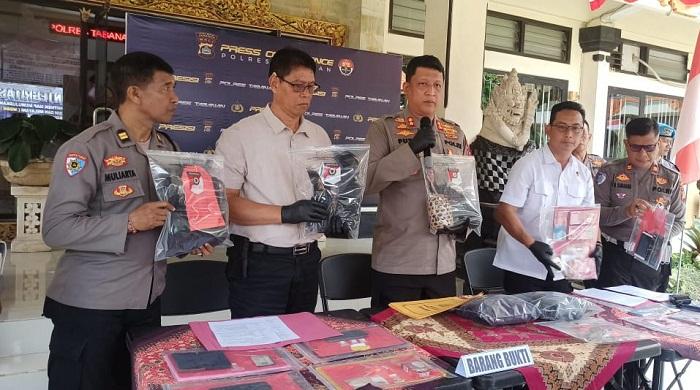 Pencuri Pratima di Tabanan Jual Barang Jarahan via Online, Libatkan Anak untuk Curi Sesari?