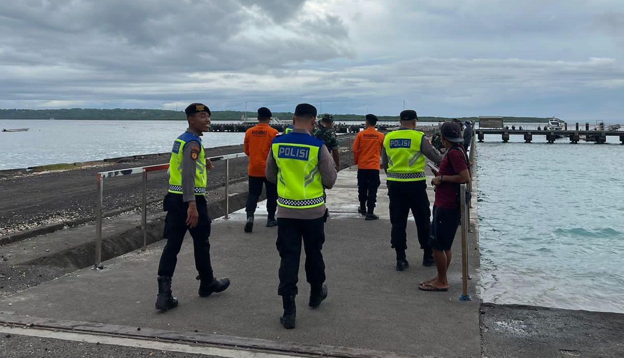 Polisi Mulai Perketat Pengamanan di Nusa Penida, Antisipasi Kekroditan Saat Libur Idul Fitri