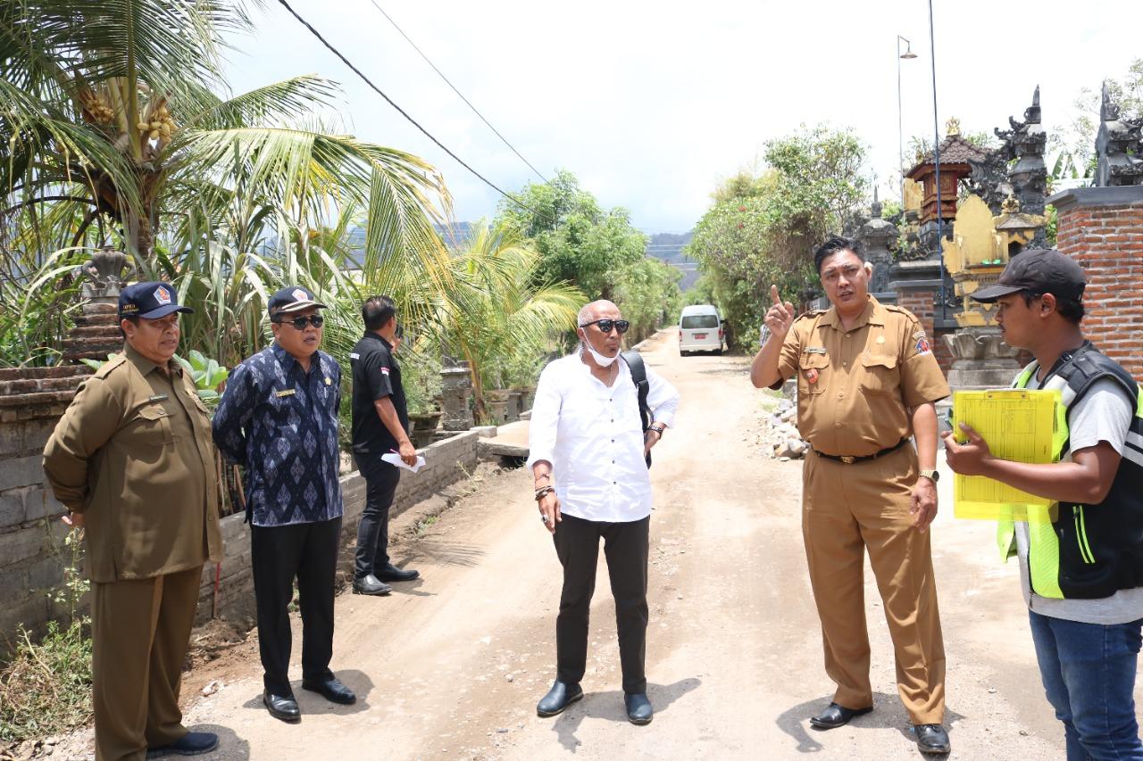 SIDAK DPRD Buleleng, Proyek Peningkatan Jalan Dusun Goris Dinilai Tidak Sesuai