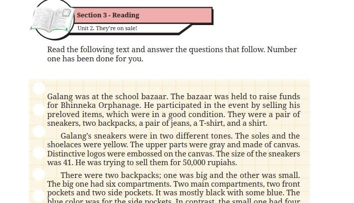 Jawaban Section 3, Kunci Jawaban Bahasa Inggris Kelas 9 Halaman 235 236 237 Kurikulum Merdeka