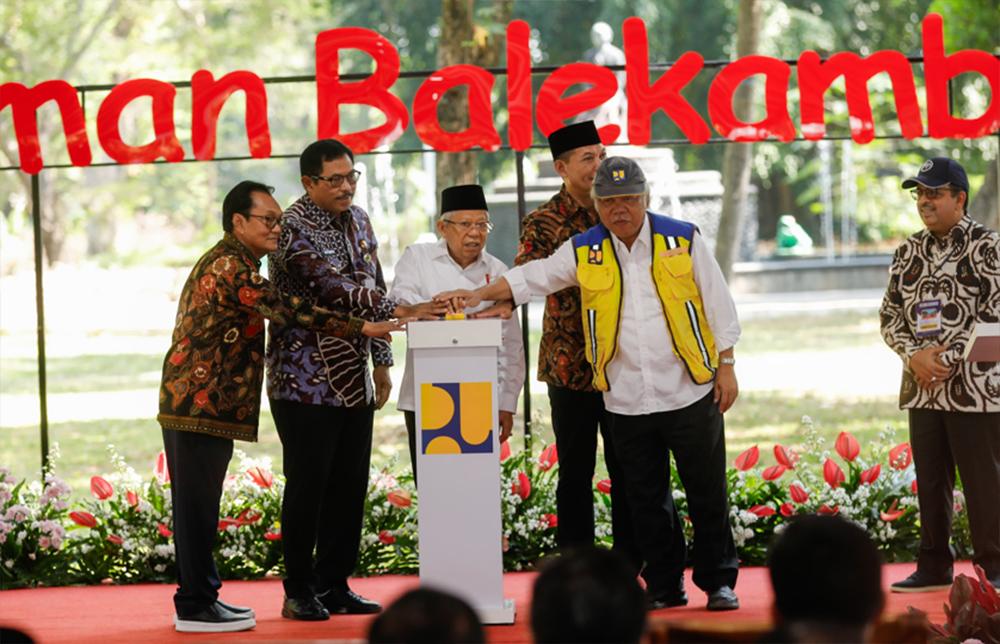 Dampingi Wapres Resmikan Taman Balekambang, Pj Gubernur Jateng: Bisa Untuk Rekreasi dan Edukasi