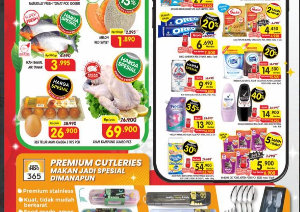PROMO Superindo Hari Ini 13 November 2023 Harga Spesial Whiskas Rp5.900 Pampers Diskon 30 Persen