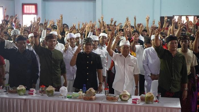 Tiga Mantan Bupati Jembrana All Out Menangkan Koster-Giri dan Bang-Ipat