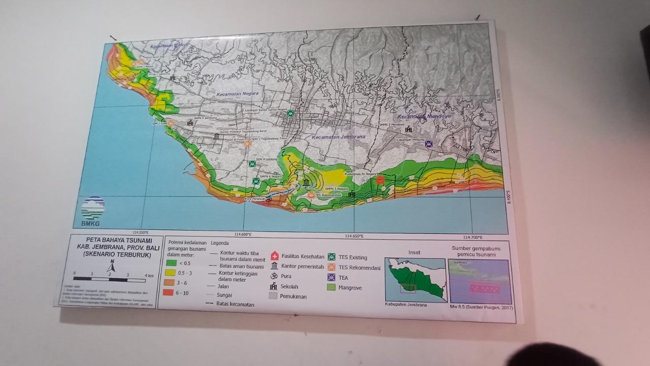 3 Desa di Pesisir Jembrana Jadi Wilayah Zona Merah Tsunami Hingga Tak Punya Jalur Evakuasi
