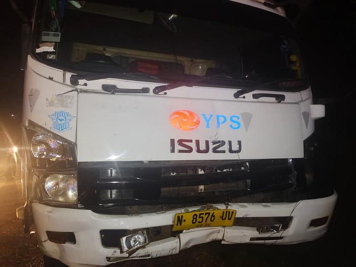 LAGI Kecelakaan Beruntung di Jalur Tengkorak Jembrana, Dipicu Rem Blong Truk Tronton - Tribun-bali.com