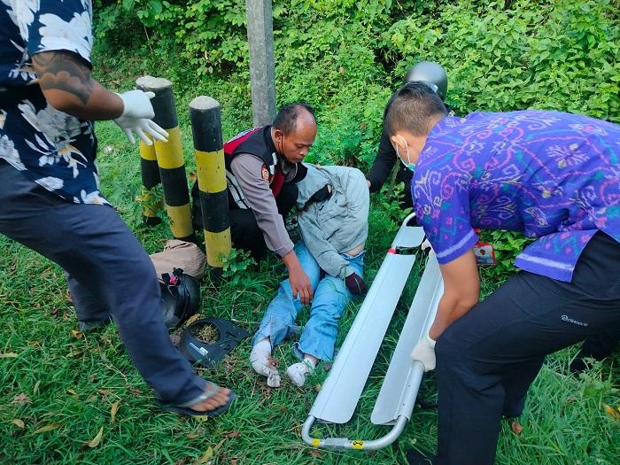 Tiba-Tiba Oleng, Perempuan 25 Tahun Tewas di TKP, Hantam Tiang LPJU di Jalur Tengkorak Jembrana