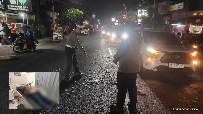 Kecelakaan di Buleleng Bali, Motor Tabrak Mobil Keluar Parkiran, Nyawa Luh Warsini Tak Tertolong - Tribun-bali.com