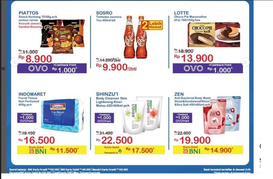 PROMO JSM Indomaret 20-21 Mei 2023, Tisu 400gr Rp16.500, Kebutuhan Mandi Irit Ada CASHBACK!