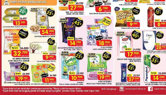 KATALOG Promo Superindo 24-25 Mei 2023 Lengkap: Royale Diskon 45 Persen, Soklin Beli 2 Lebih Hemat