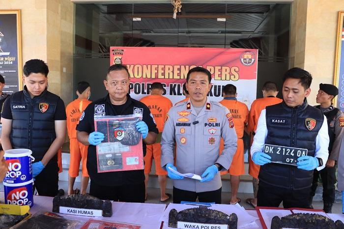 GAK Kapok! Baru Keluar Bui Kembali Curi Motor Nmax, Polres Klungkung Tangkap 8 Maling dalam Sebulan
