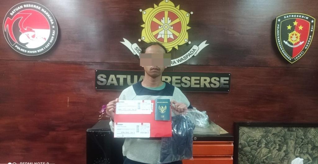 Bawa Biji Ganja Seberat 0,09 Gram, Seorang TKI Inisial ZPE Diamankan di Bandara Ngurah Rai Bali