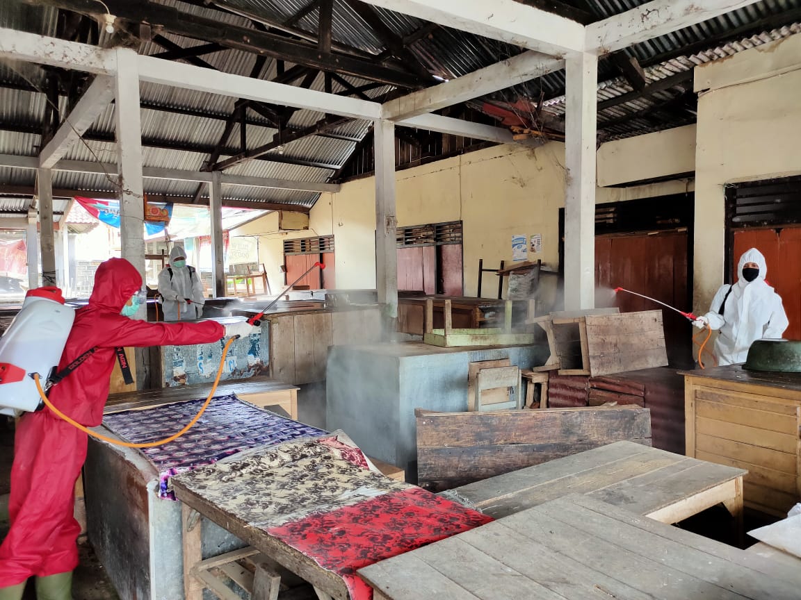 Pasca Ditemukan Satu Orang Positif Covid-19, Pasar Tembuku Bangli Tutup Selama Tiga Hari