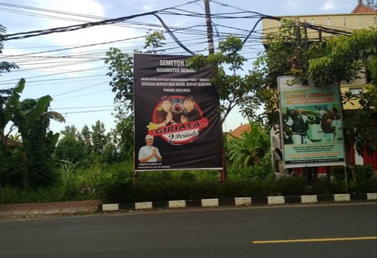 Bawaslu Badung Temukan 387 Buah Alat Peraga Sosialisasi Yang Di Pasang Sebelum Kampanye