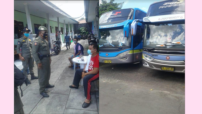 BREAKING NEWS: Satpol PP Bubarkan Pemudik di Jalan Pidada 3, Rata-rata Tujuan ke Jawa Timur