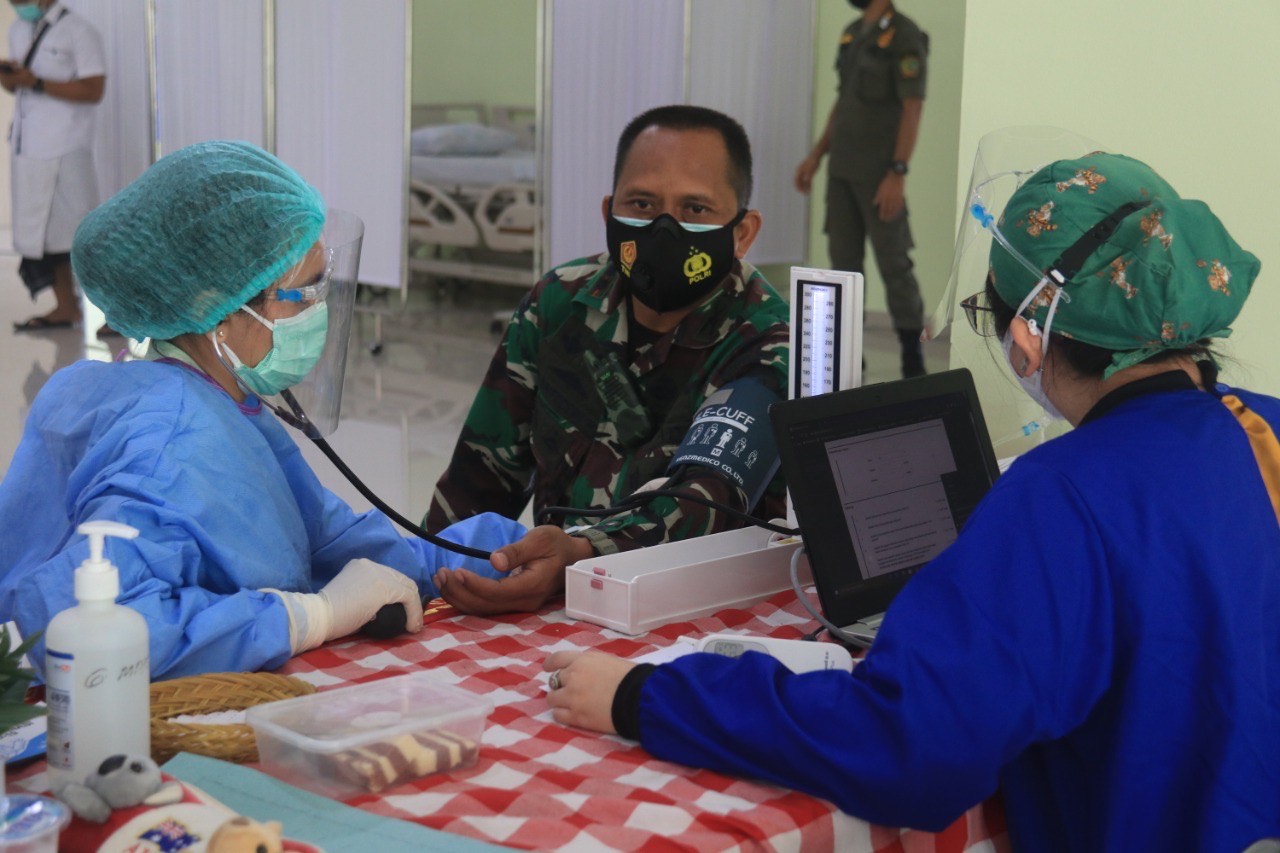 Vaksinasi Covid Tahap 2 Dilaksanakan di Jembrana, Dandim 1617/Jembrana: Jangan Takut Untuk Divaksin