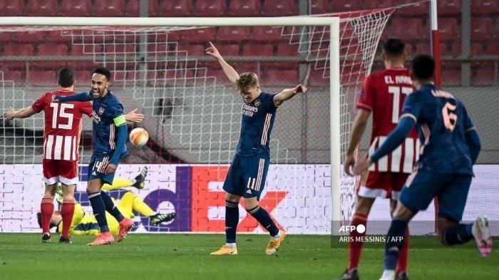 Olympiakos Vs Arsenal, The Gunners Sukses Balas Dendam Musim Lalu, Hasil Liga Eropa