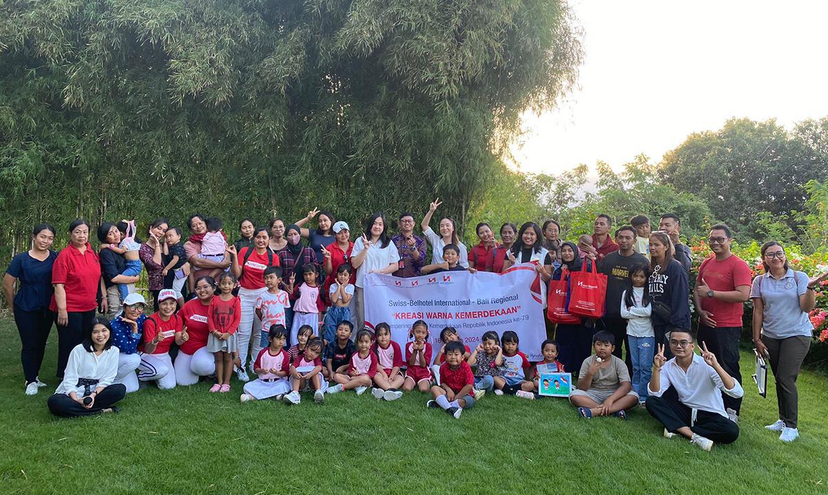 Swiss-Belhotel International Properti di Bali Gelar Kreasi Warna Kemerdekaan untuk Anak-Anak SD