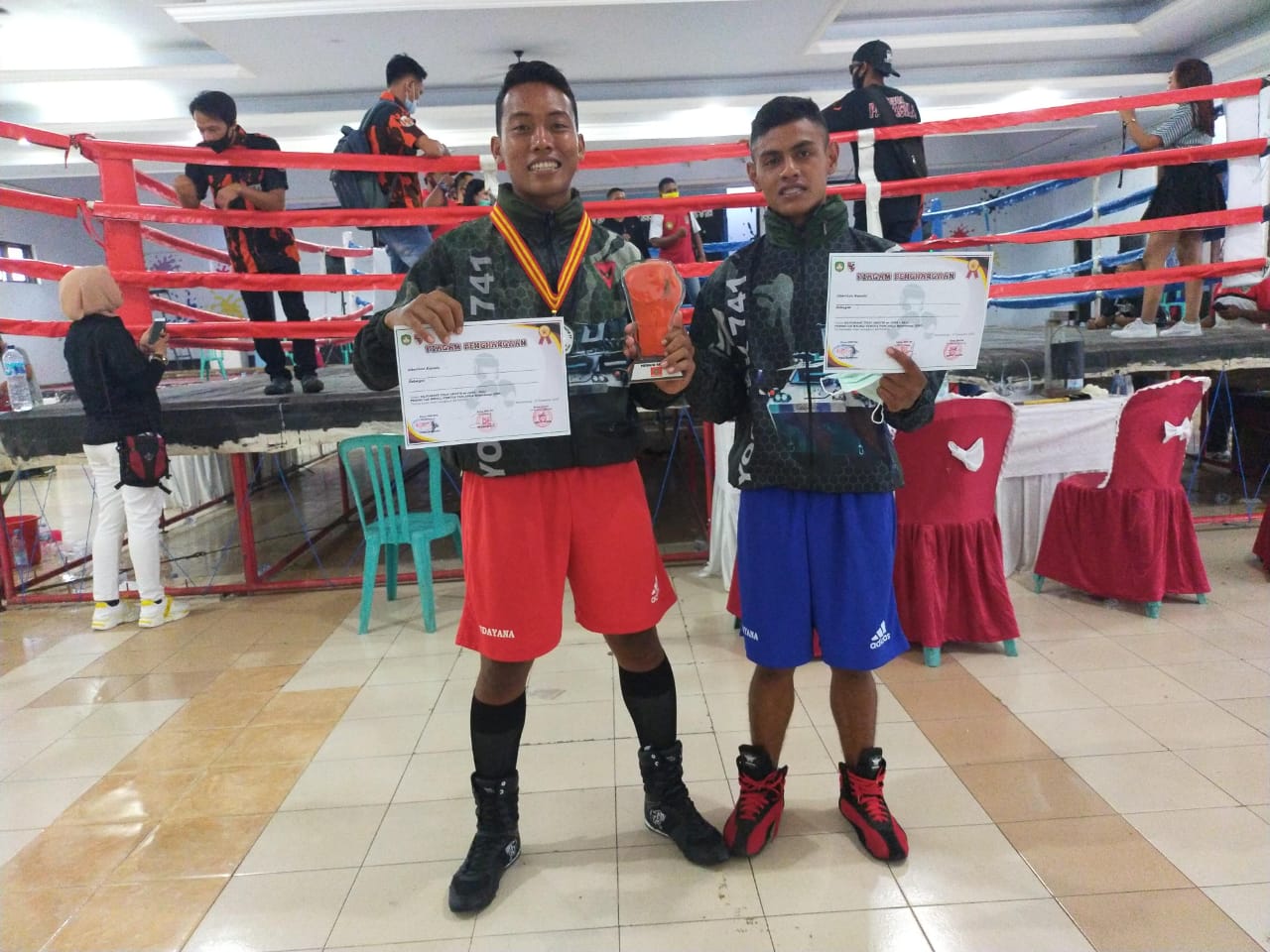 Petinju Anggota TNI Kodam IX/Udayana Asal Bali Juara 1 Tinju se-Jawa Bali Piala Pemuda Pancasila