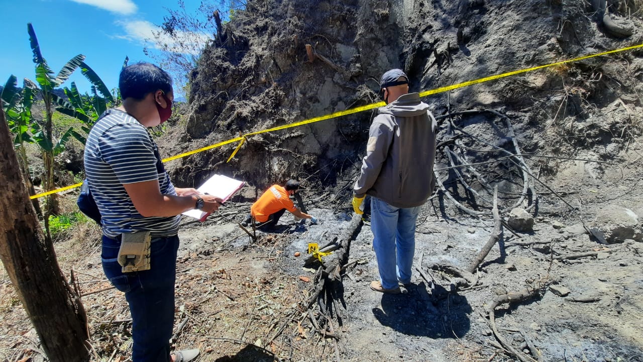 Kawasan Hutan Konservasi Gunung Batur Kebakaran, Proses Pemadaman Api Terkendala Medan Terjal