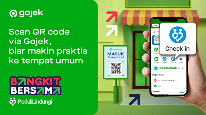 PeduliLindungi Kini Terintegrasi dan Dapat Diakses Melalui aplikasi Gojek dan Tokopedia