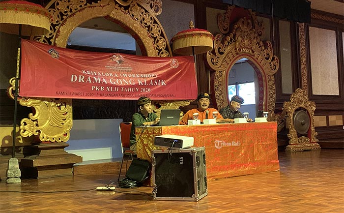 Disbud Provinsi Bali Ajak Generasi Muda Pahami Seni Klasik Melalui Workshop Drama Gong Klasik