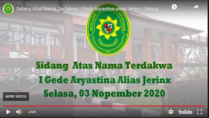 Sidang Jerinx Disiarkan Langsung, Berikut Link Live Streaming-nya