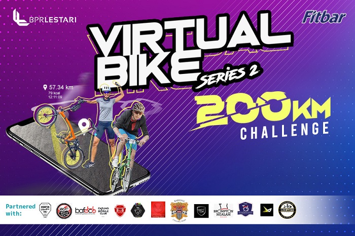 Gelar Lestari Virtual Bike, BPR Lestari Gandeng Belasan Komunitas Sepeda di Pulau Jawa dan Bali