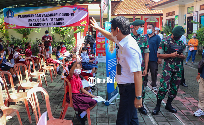 Vaksin Covid-19 untuk Anak 6-11 Tahun, Disdikpora Badung Minta Orangtua Izinkan Anak Ikut Vaksin