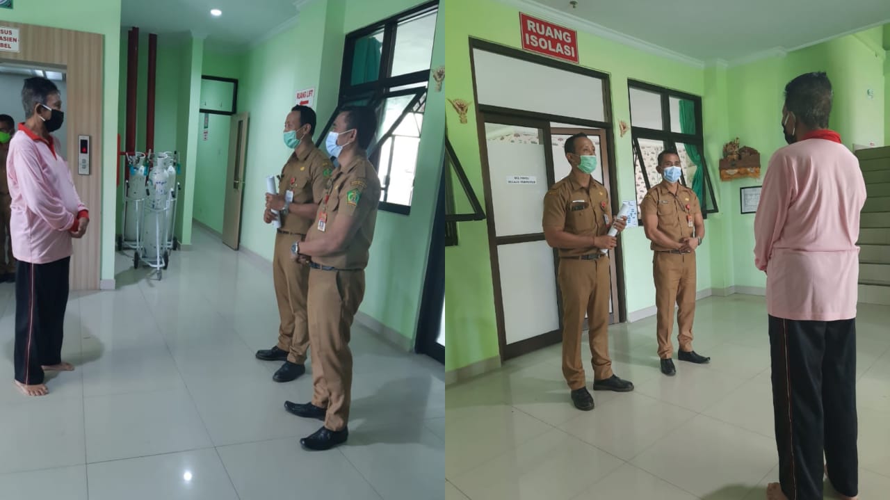 Pasien Covid-19 Berumur 75 Tahun Asal Desa Manistutu Jembrana Sembuh, Kantor BPKAD Ditutup Sementara