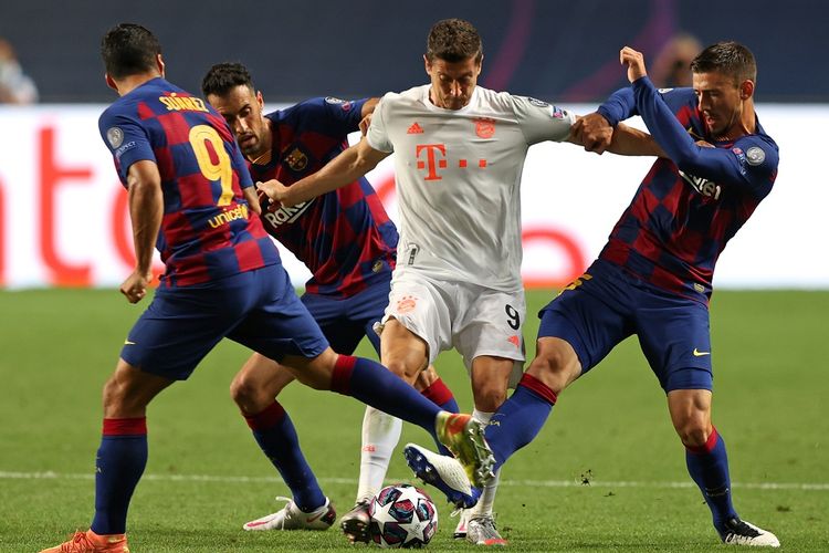 JADWAL Liga Champions Dini Hari Nanti: Barcelona Vs Bayern Muenchen, Hapus Memori Buruk Tanpa Messi