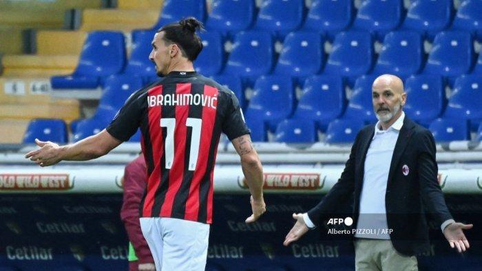 DAFTAR Skuad AC Milan Vs Sampdoria di Liga Italia: Giroud Main, Ibrahimovic Absen di Laga Perdana