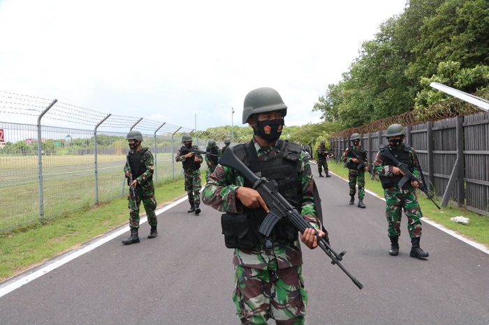 Antisipasi Ancaman Sewaktu-waktu, Lanud I Gusti Ngurah Rai Gelar Latihan Pertahankan Pangkalan