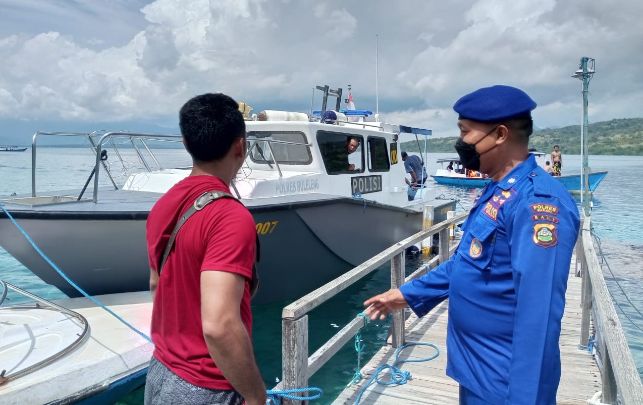 Cegah Laka Laut Selama Mudik Lebaran 2022, Polairud Patroli di Perairan Buleleng