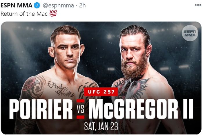 Conor McGregor Vs Dustin Poirier - Mampukah The Notorious Tampil Ganas Tanpa Sorak Riuh Penonton?