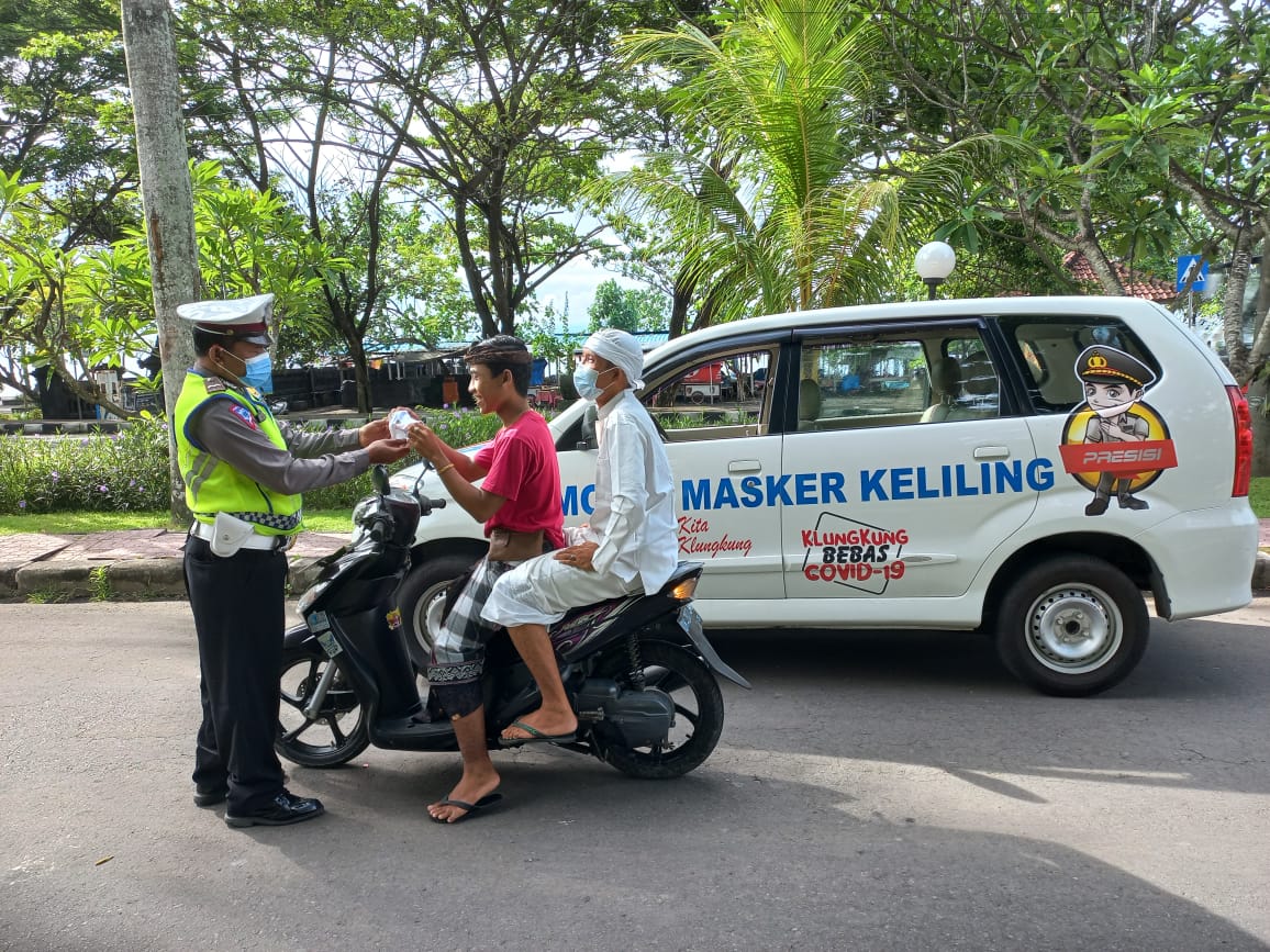 Operasi Zebra Agung 2021 di Klungkung, Pengendara Wajib Bermasker