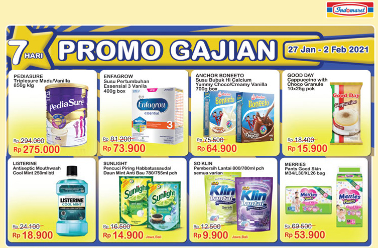 Promo Gajian Indomaret Hanya Berlangsung 7 Hari, Nikmati Diskon 25%