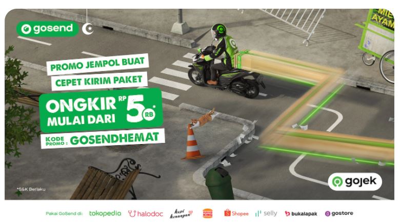 TERBARU! PROMO GoSend di Aplikasi Gojek Selama April 2022, Ongkir Mulai Rp5.000
