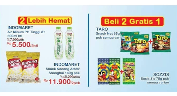 Promo Terakhir JSM Indomaret Minggu 7 Februari 2021, Minyak Goreng Rp26.500, Beli 2 Lebih Hemat