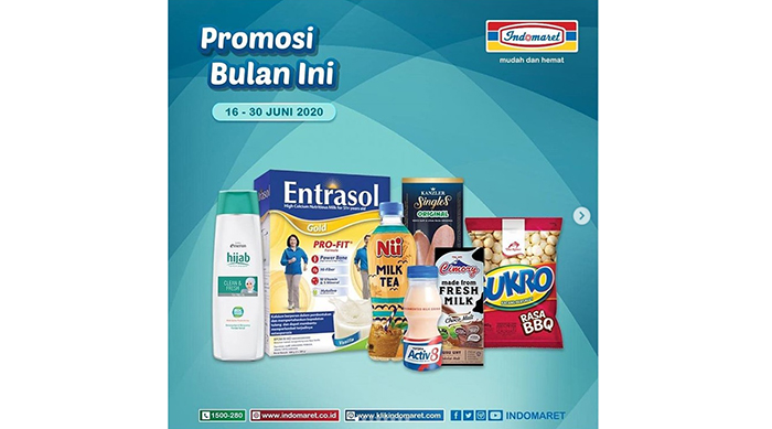 Promo Indomaret Bulan Ini, 16-30 Juni 2020, dari Susu Entrasol, Produk Kecantikan hingga Camilan
