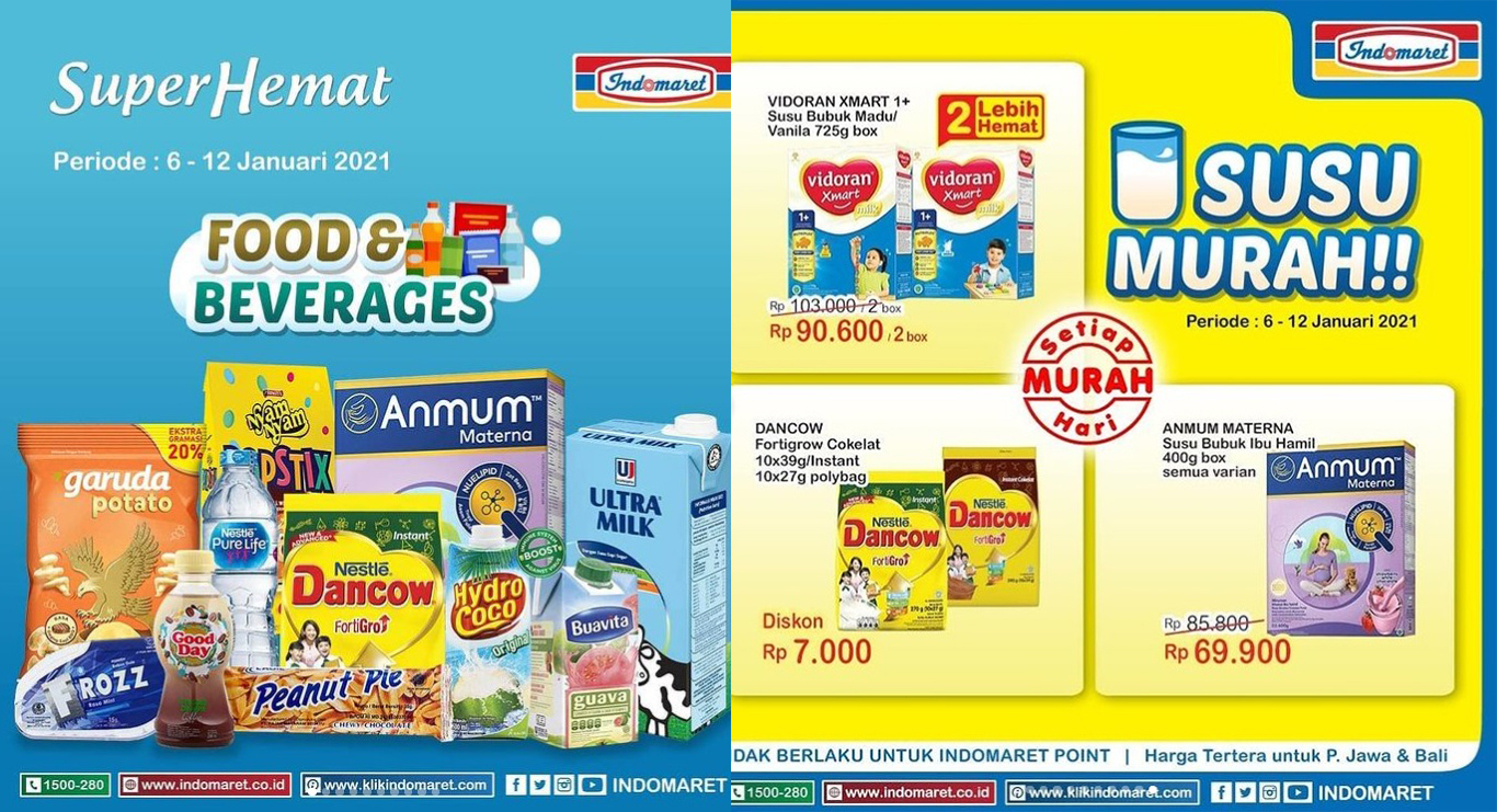 Promo Indomaret 9 Januari 2021, Diskon Susu, Diapers hingga Beras, Minyak Goreng Bimoli 2L Rp 25.000