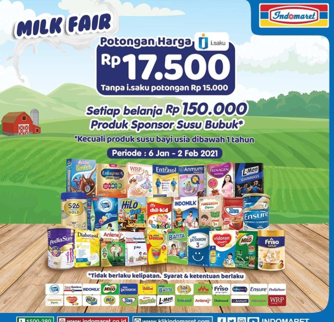 9 Promo Indomaret Hari Ini, Banjir Diskon, Puluhan Produk Turun Harga & Tambah Rp 2.000 Dapat 2