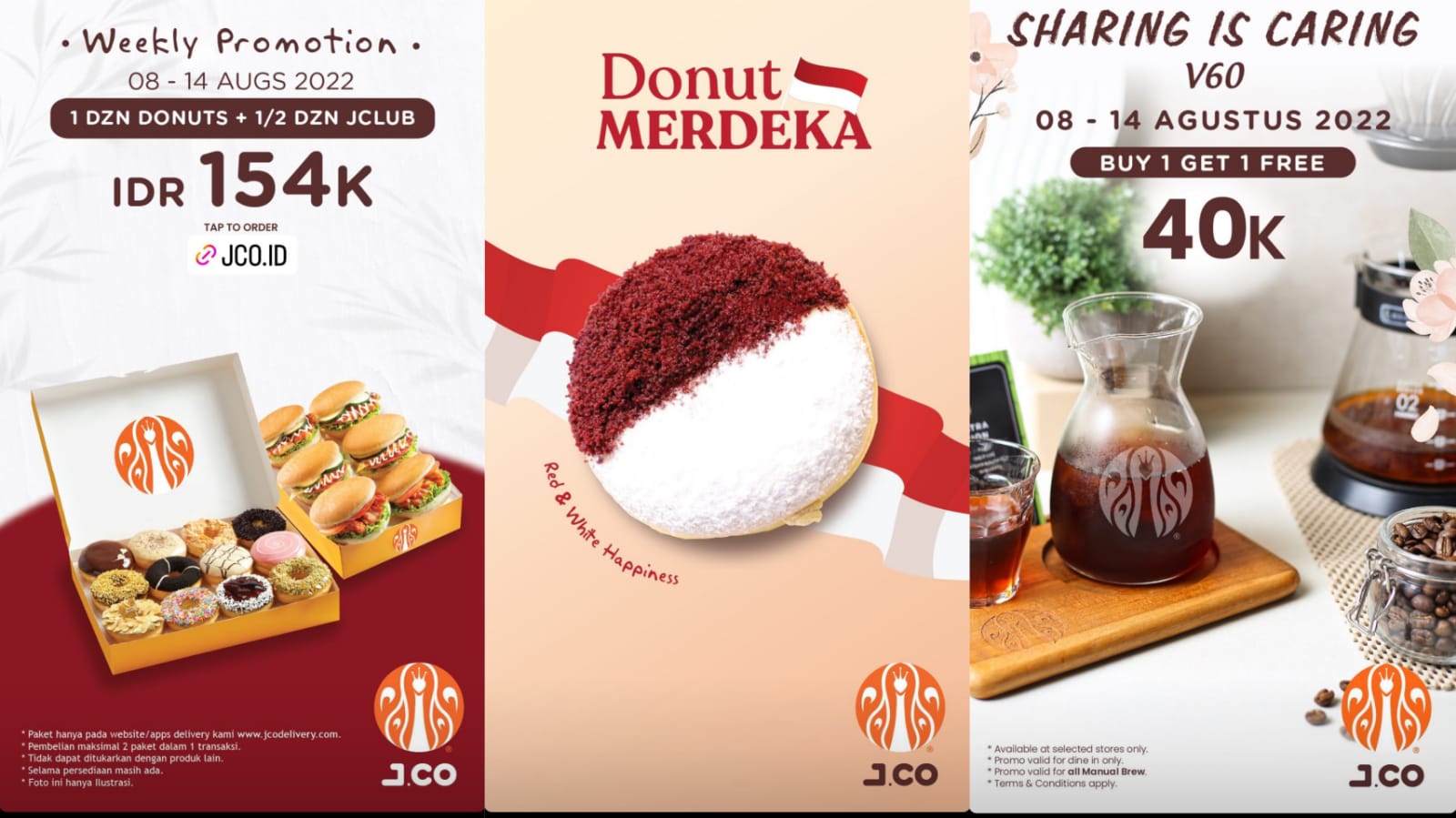 DISKON! Promo J.CO Hari Ini 10 Agustus 2022, Satu Lusin Donut dan 6 Jclub Rp 154.000